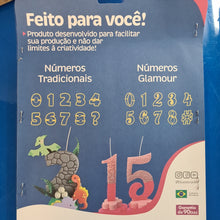 Carregar imagem no visualizador da galeria, Cortadores  Glamour Números 8,5 cm 10 peças
