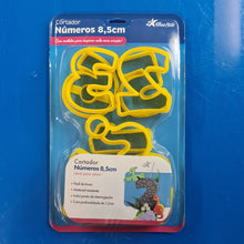 Carregar imagem no visualizador da galeria, Cortadores Números  (8,5 cm) 10 pc
